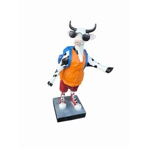 CowParade Travelling Cow Figurine 7736 2006 Westland Giftware Collectible